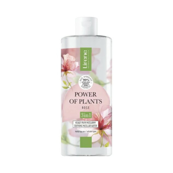 LIRENE - Power Of Plants Rose Micellar Water 3IN1 - 400ml
