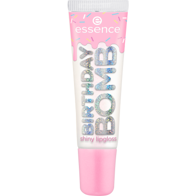 ESSENCE - BIRTHDAY BOMB shiny lipgloss