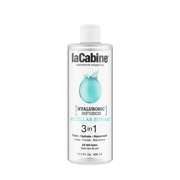 La Cabine - Micellar Water 3 in 1 Action with Hyaluronic Acid - 400ml