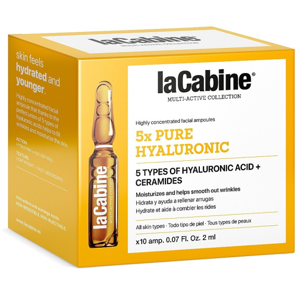La Cabine - 5Xpure Hyaluronic Ampoulesb - 10X2ml