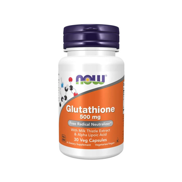 Now Foods -  Glutathione 500mg - 30 Capsules