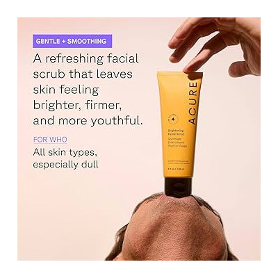 ACURE- Brightening Facial Scrub, 118mL