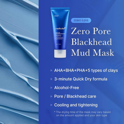 MEDICUBE - ZERO PORE BLACKHEAD MUD MASK - 100 G