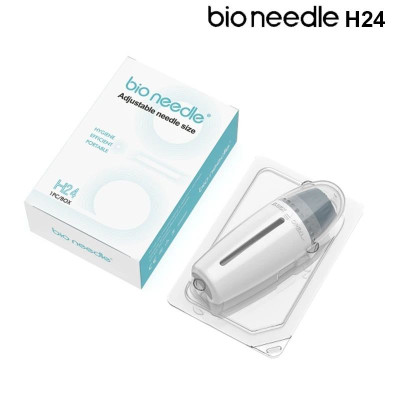 Bio Needle H24 - Hydra Derma Stamp (10ml) Aiguilles Réglables 0-1,5 mm