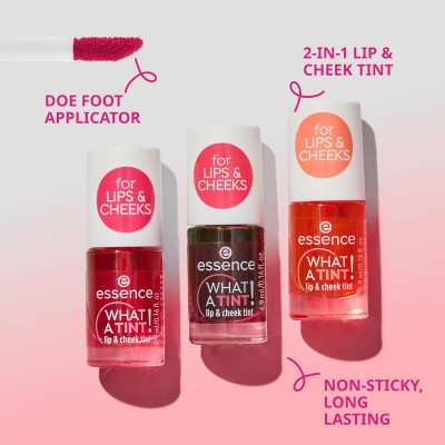 ESSENCE - What a Tint Lip & Cheek 02 coral sunset