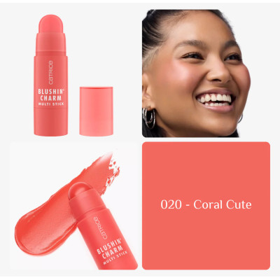 CATRICE - BLUSHIN' CHARM Multi Stick - 020 Coral Cutie