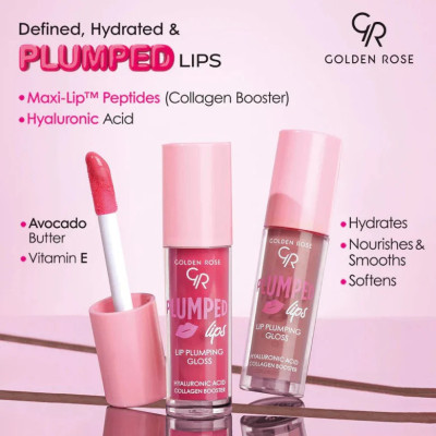 GOLDEN ROSE - Plumped Lips Lip Plumping Gloss