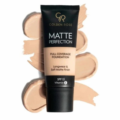 GOLDEN ROSE - MATTE PERFECTION FULL COVERAGE FOUNDATION SPF 15