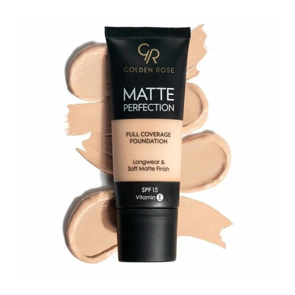GOLDEN ROSE - MATTE PERFECTION FULL COVERAGE FOUNDATION SPF 15