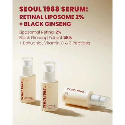K-SECRET - Seoul 1988 Serum Retinal Liposome 2 + Black Ginseng 30ml