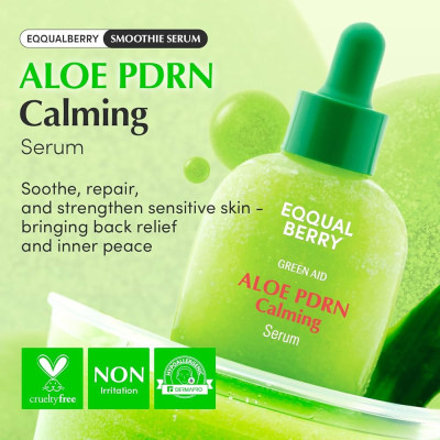 EQQUALBERRY - Aloe PDRN Calming Face Serum - 30ml