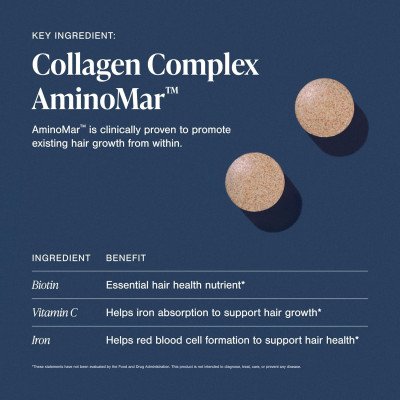 Viviscal - Hair Growth Supplements for Women, For Thinning Hair and Hair Loss -180 Comprimes - Traitement de 3 mois -