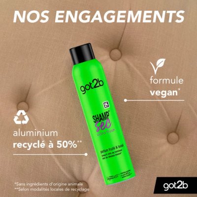GOT2BE - Shampooing Sec Fraîcheur Extra 200ML