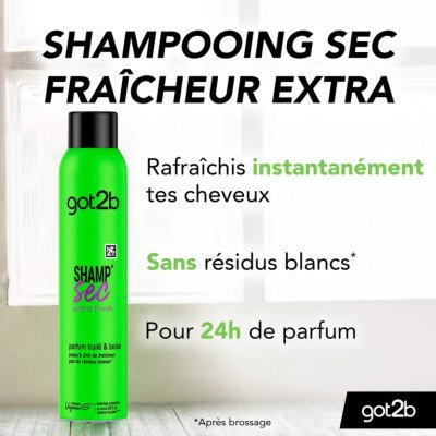 GOT2BE - Shampooing Sec Fraîcheur Extra 200ML